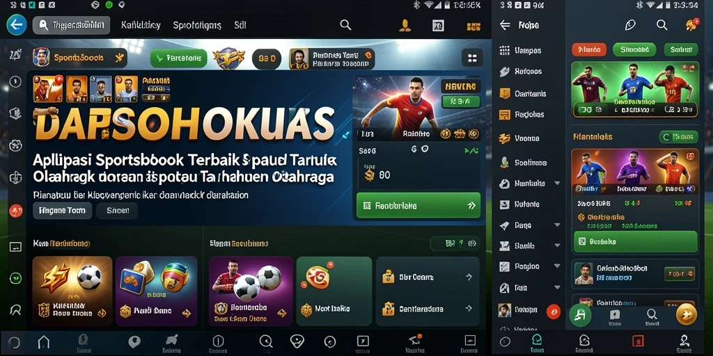 Tampilan menarik dari gameplay taruhan Sportsbook di 3446.