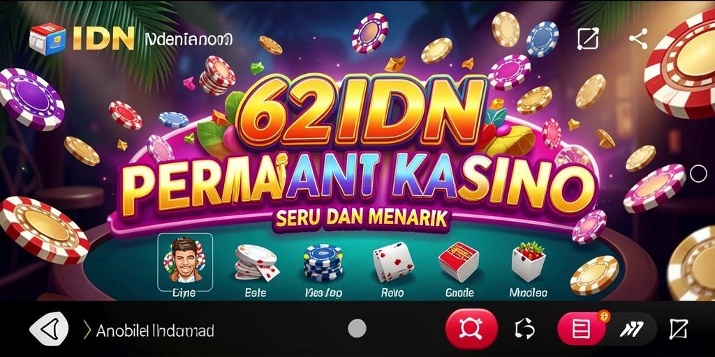Screenshot gameplay 62IDN menunjukkan pengalaman kasino yang mengasyikkan.