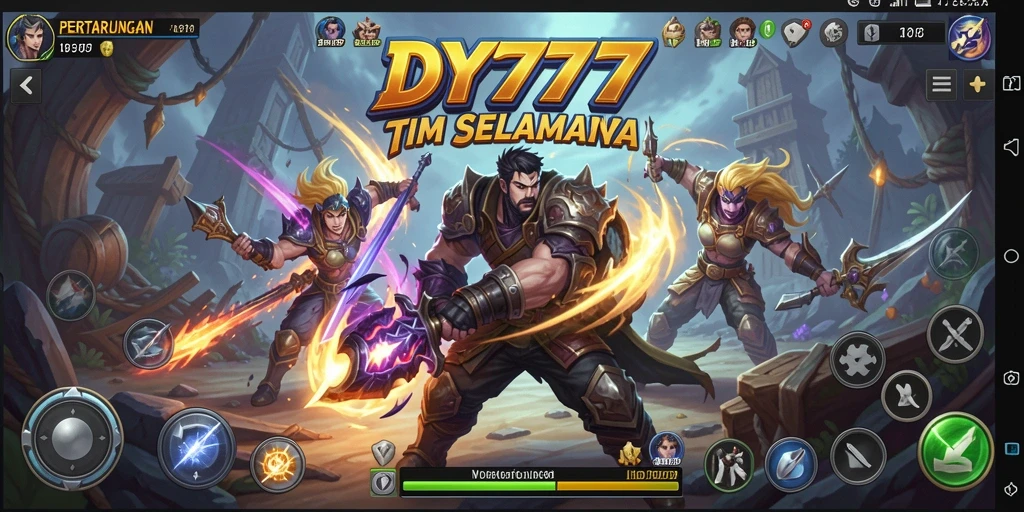 Menampilkan pertarungan seru antar tim di DY777.