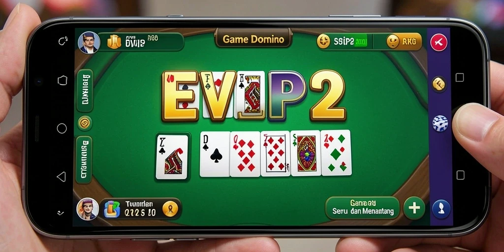 Tangkapan layar utama gameplay domino yang seru dan interaktif.