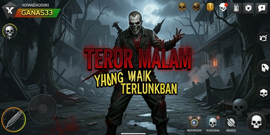 Screenshot gameplay yang menegangkan dari GANAS33.
