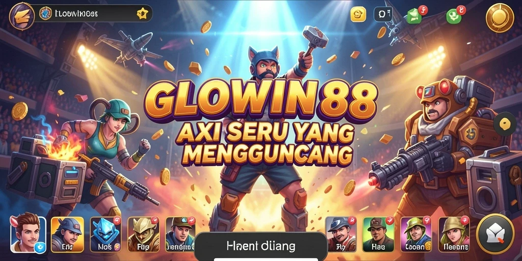Tampilan gameplay GLOWIN88 dengan aksi yang seru dan interaksi karakter.