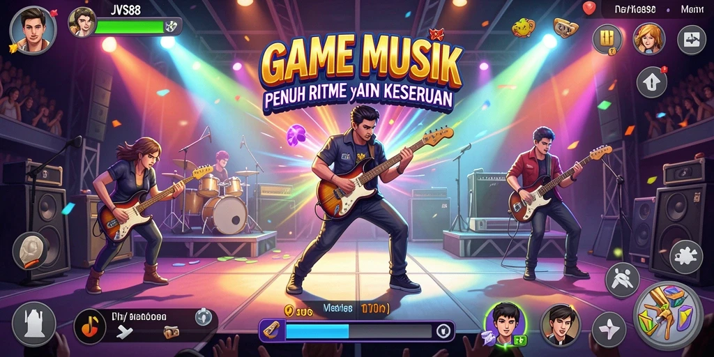 Tampilan screenshot utama menampilkan gameplay seru JVS88.