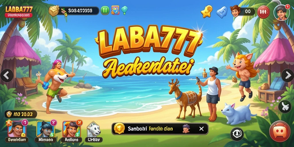 Tampilan gameplay utama LABA777 yang menampilkan kesenangan bermain Casual.