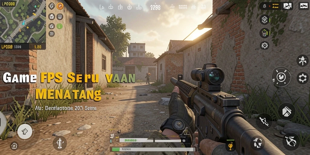 Screenshot LPO88 menampilkan aksi seru dalam pertempuran FPS.
