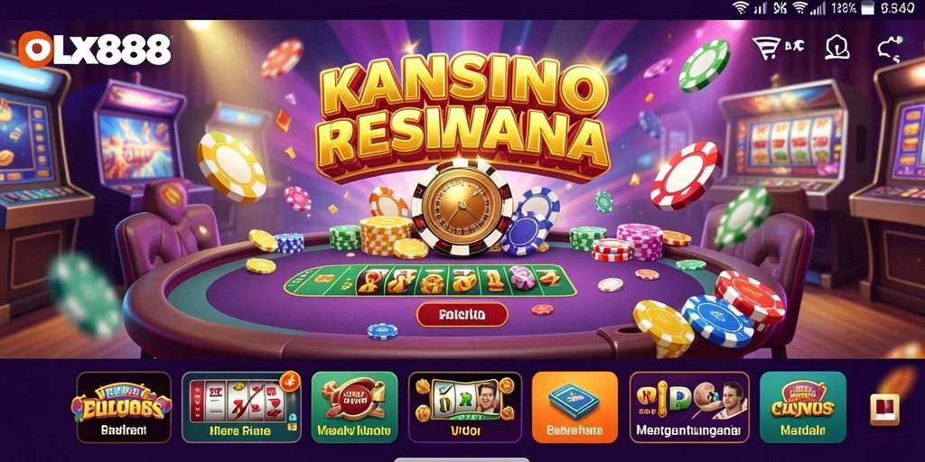 Tampilan menarik dari gameplay Kasino OLX888 yang seru dan menegangkan.
