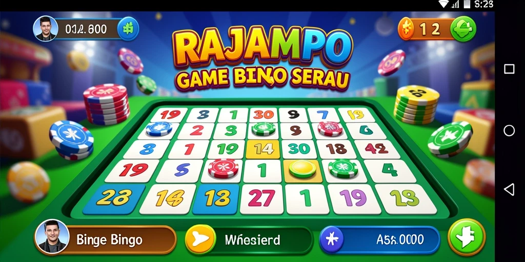Screenshot gameplay Bingo yang mengasyikkan di RAJAMPO.