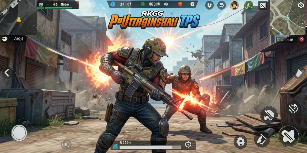 Gameplay RKGG menampilkan pertempuran TPS yang seru dan mendebarkan.