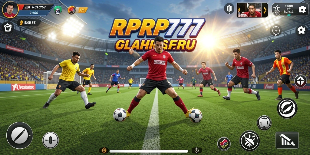 Tampilan gameplay RPRP777 dengan grafik olahraga yang menawan.