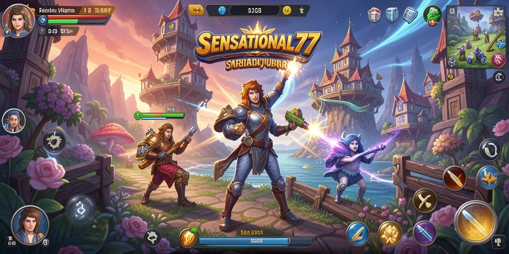 Tampilan gameplay SENSATIONAL77 yang mendalam dan seru.