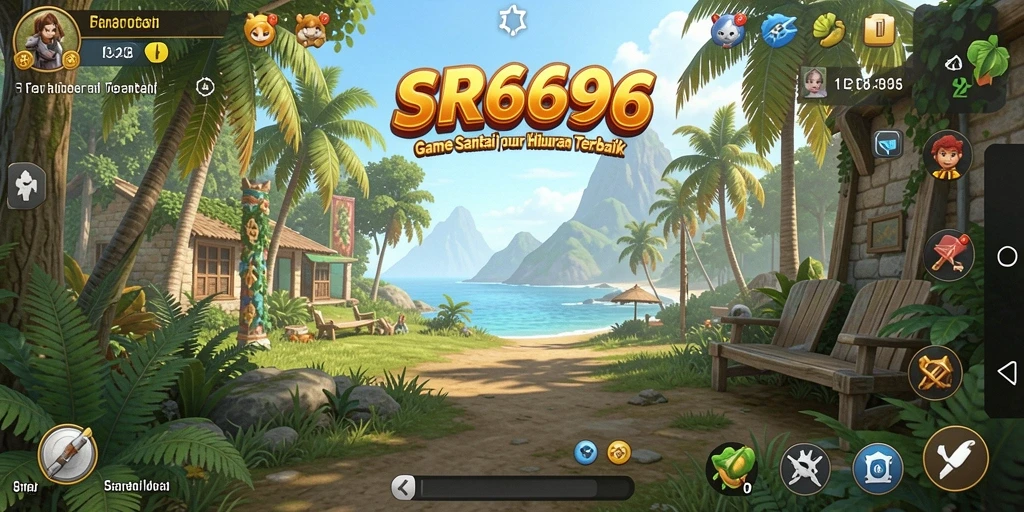 Screenshot SR6666 menunjukkan gameplay santai yang menghibur.