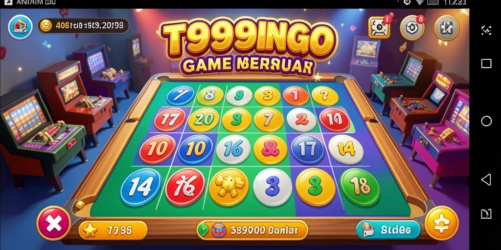 Tangkapan layar gameplay T9999 menampilkan aksi seru permainan Bingo.