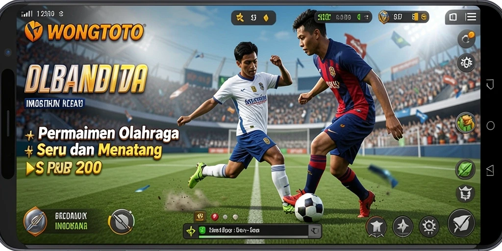 Tangkapan layar menunjukkan gameplay seru WONGTOTO dalam olahraga.